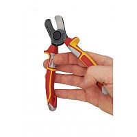 Кабелерез 160 мм Felo диэлектрические рукоятки до 1000 В, трехкомпонентные рукоятки, 	  картинка